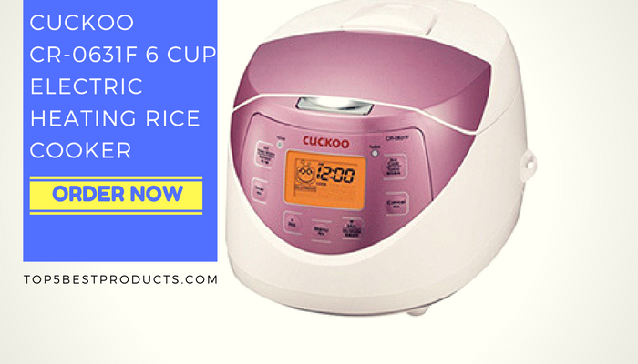 CUCKOO CR-0631F 6 CUP ELECTRIC HEATING RICE COOKER