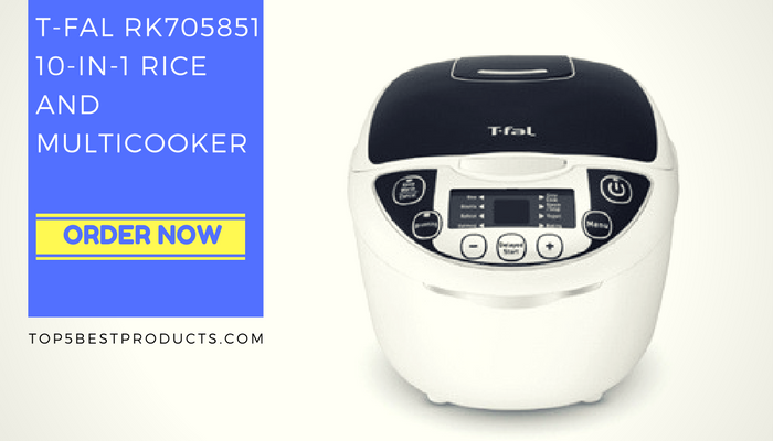 T-FAL RK705851 10-IN-1 RICE AND MULTICOOKER