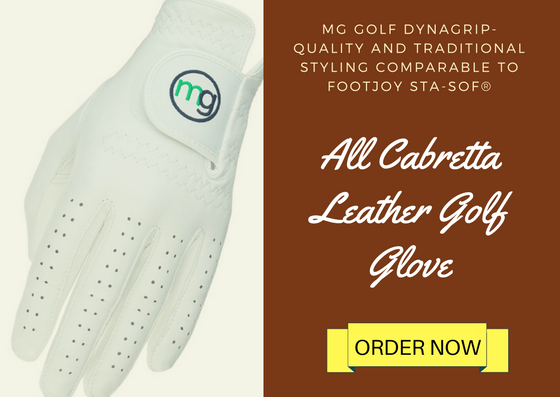 MG Golf DynaGrip All-Cabretta Leather Golf Glove