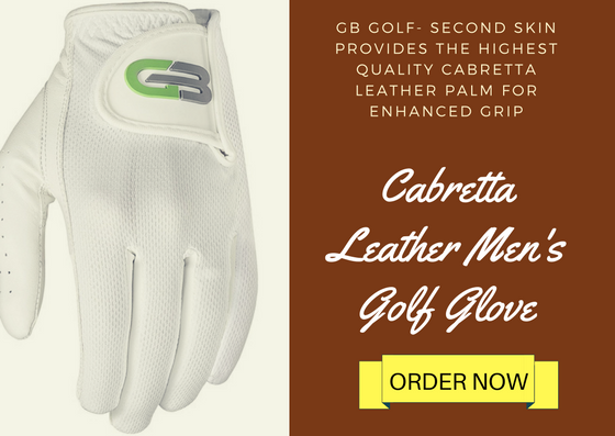 GB Golf Second Skin Cabretta Leather Men's Golf Glove