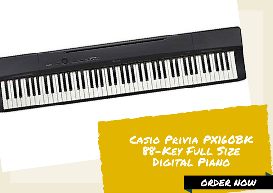 Casio Privia PX160BK 88-Key Full Size Digital Piano