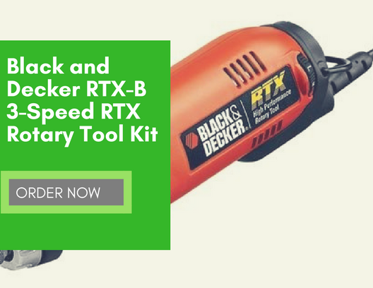Black and Decker RTX-B 3-Speed RTX Rotary Tool Kit