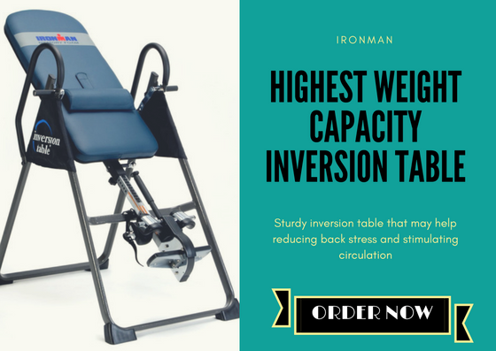 IRONMAN Gravity 4000 Highest Weight Capacity Inversion Table